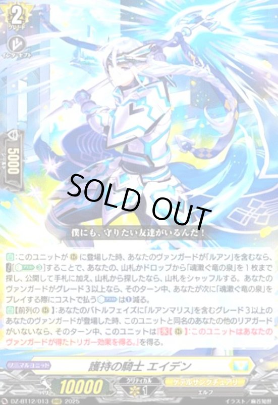 画像1: 護持の騎士 エイデン(RRR)(DZ-BT12/013) (1)