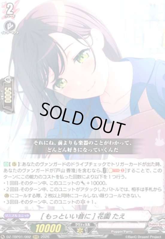 画像1: [もっといい音に] 花園 たえ(RRR)(DZ-TBP01/002) (1)